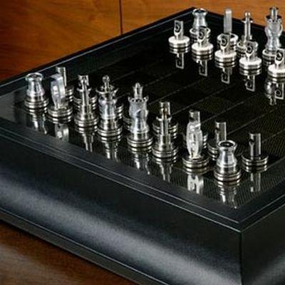 チェス盤の見た目と作り方 天然素材のチェス盤