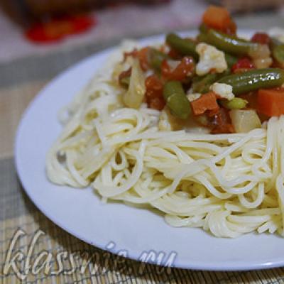 Rezepte für Spaghetti mit Auberginen