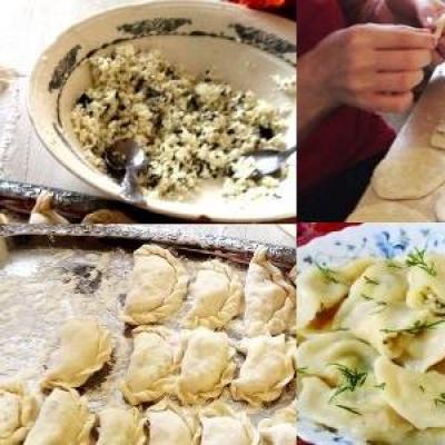 Dumplings au fromage: recettes Adyghe Dumplings au fromage